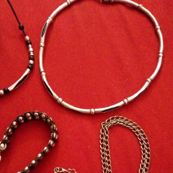 Gothic, Punk, Black & Silver Jewelry Lot. - Picture 5 of 14